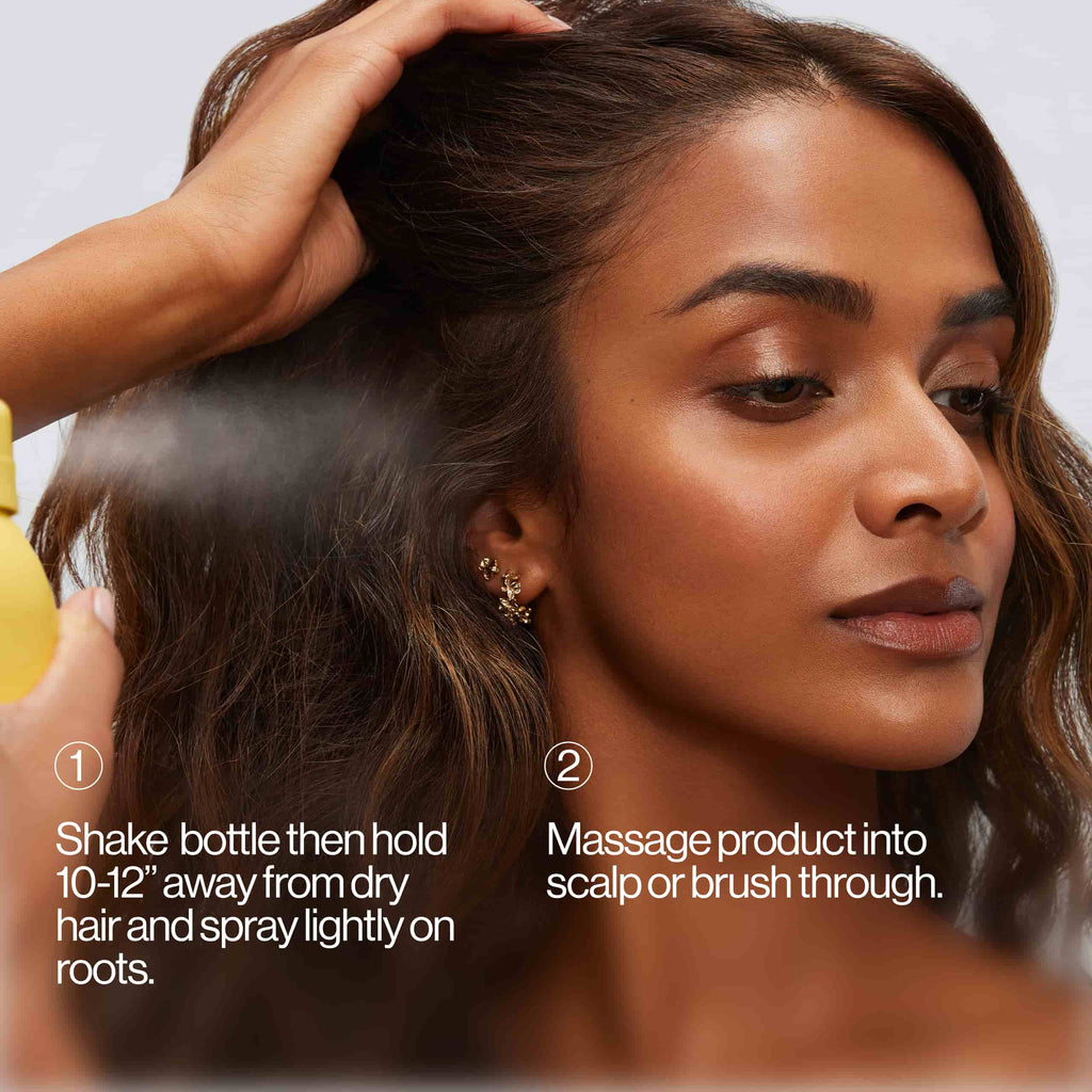 How to Use Freshen Up Invisible Dry Shampoo Warm Vanilla Scent