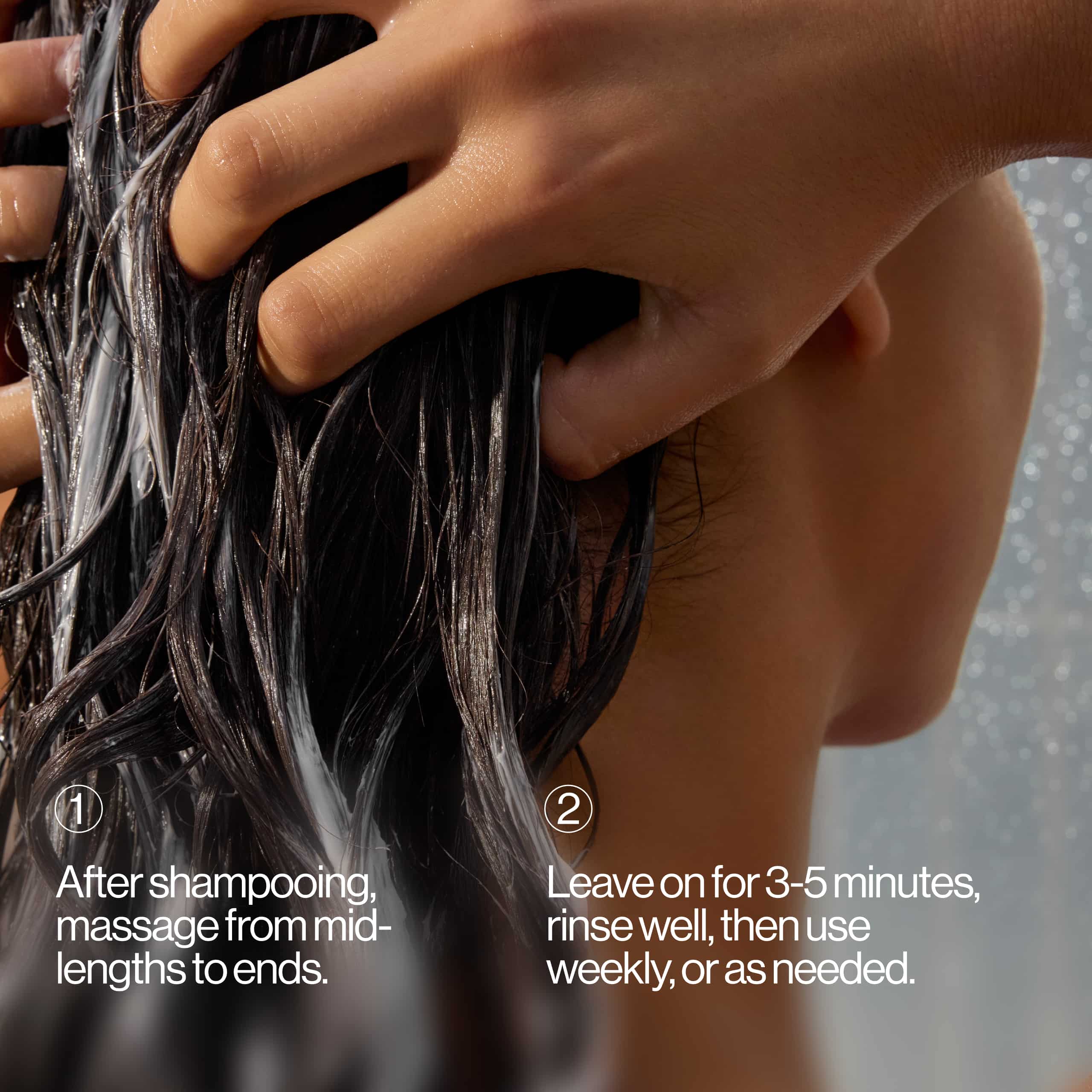 How to Use Glass Hair Shine Hair Mask