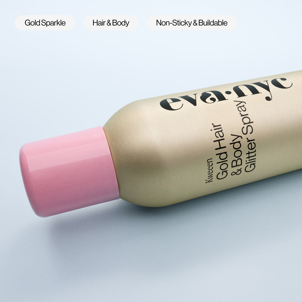 Kweeen Gold Hair & Body Glitter Spray  Key Benefits