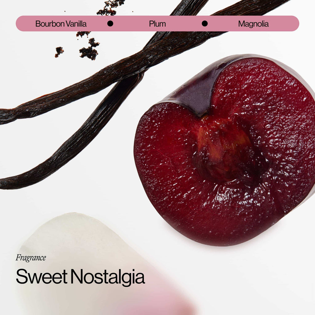 Sweet Nostalgia Fragrance in Kweeen Gold Hair & Body Glitter Spray 
