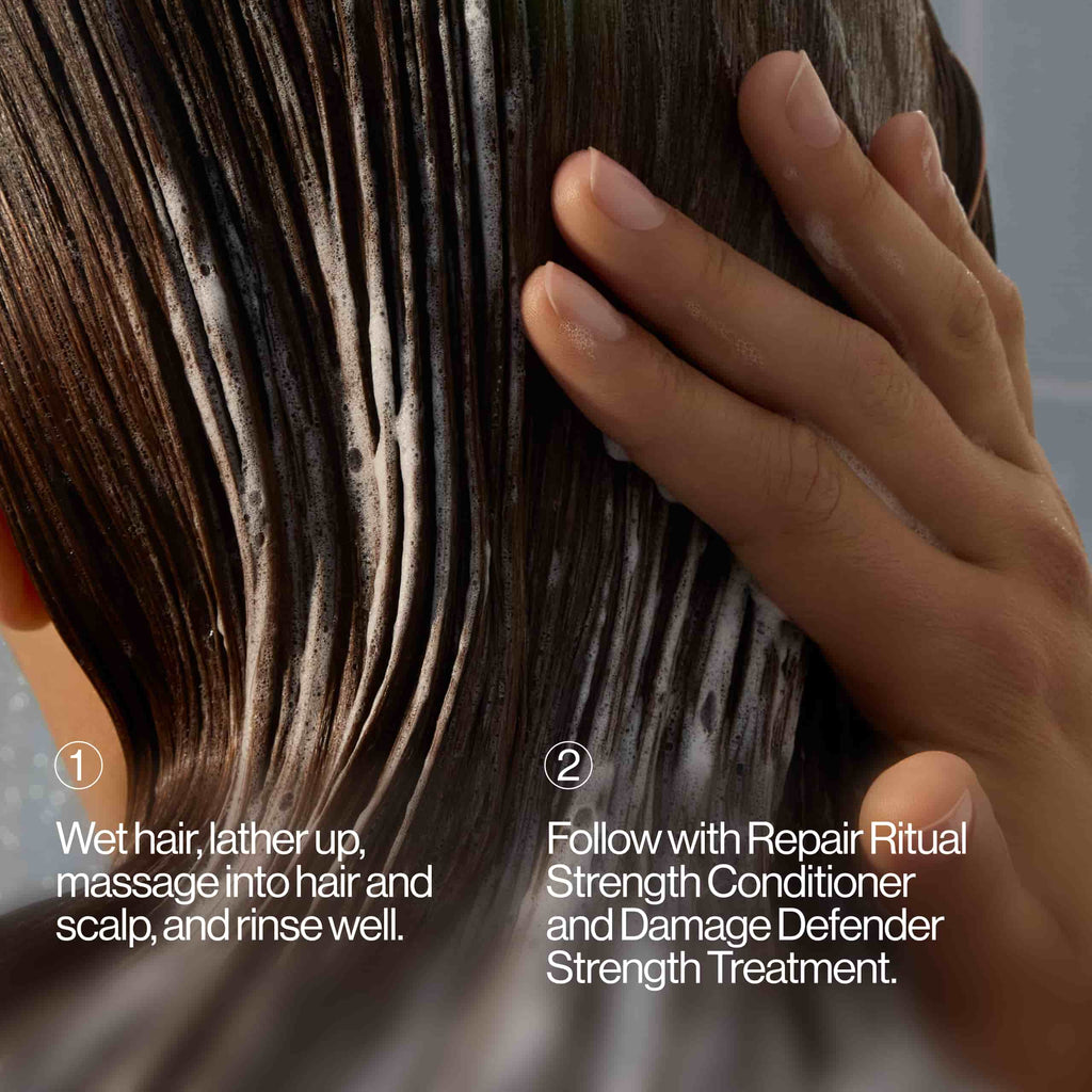 How to Use Repair Ritual Strength Shampoo