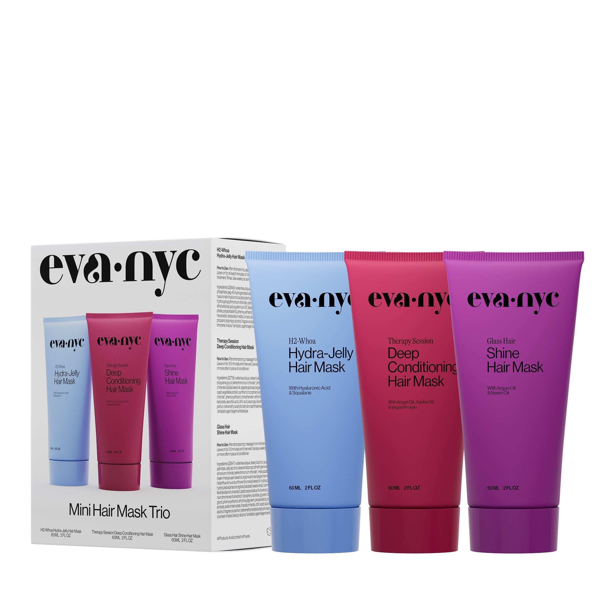 Mini Travel Size Hair Mask Trio