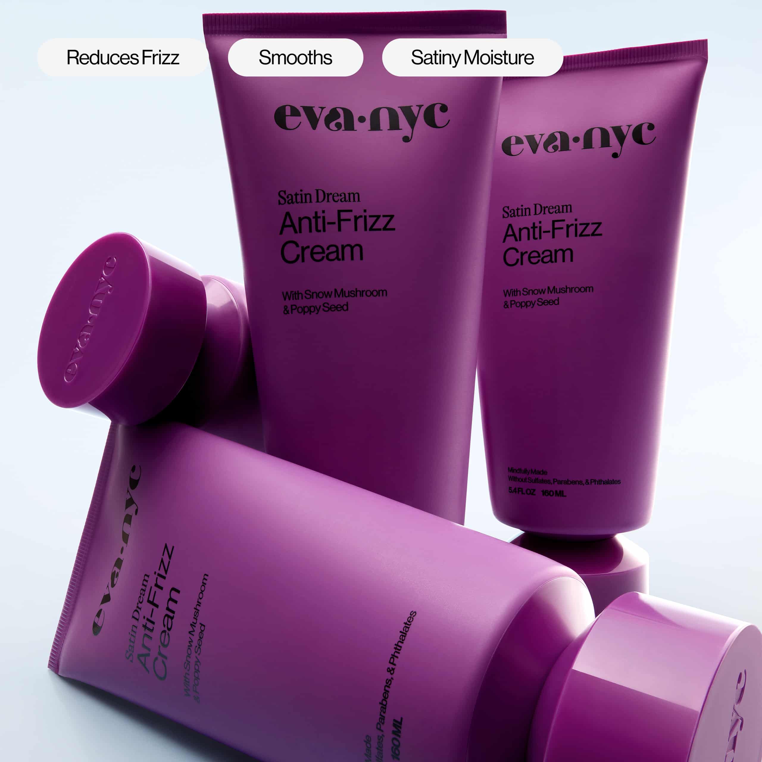 Eva NYC Satin Dream Anti-Frizz Hair Cream Key Benefits