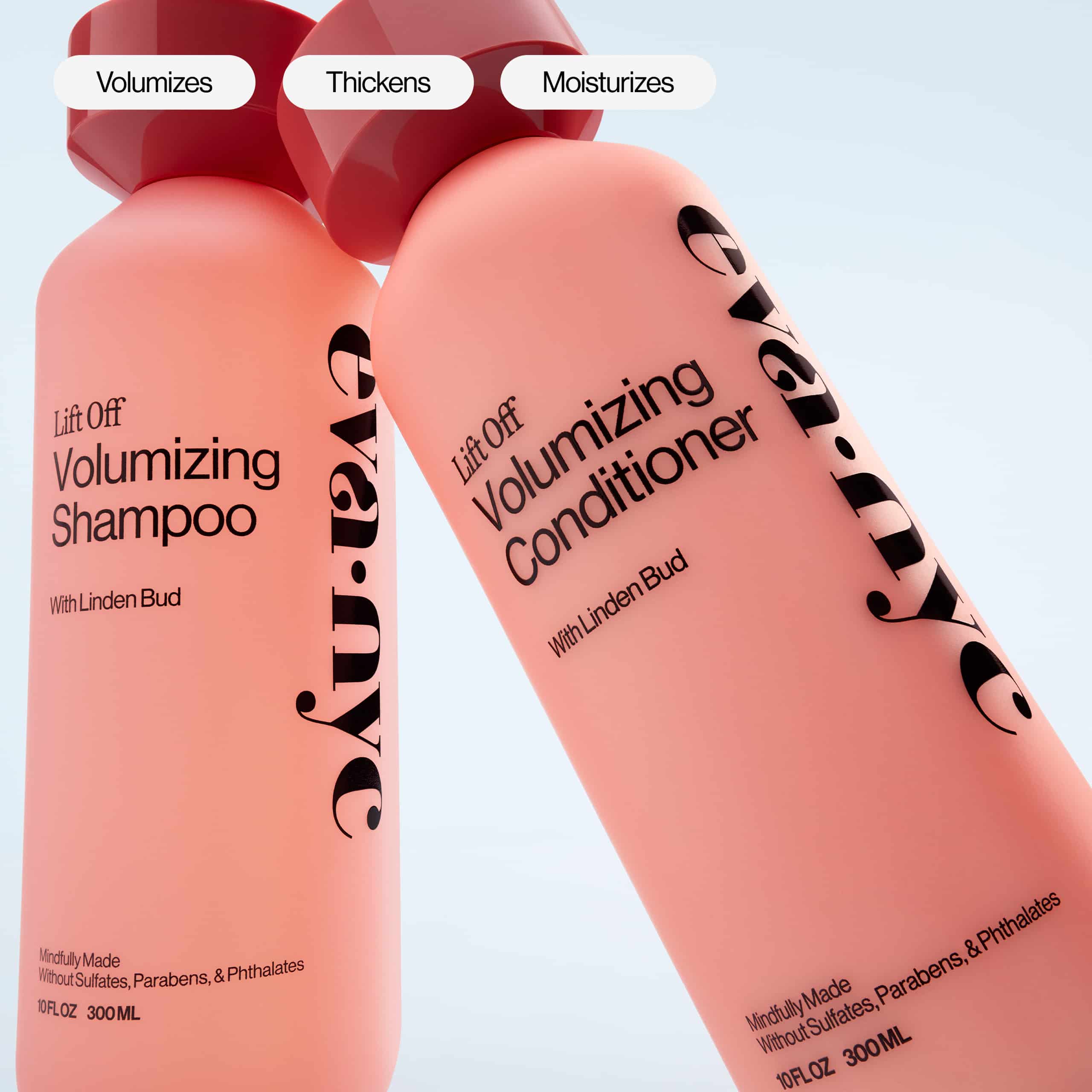 Eva NYC Lift Off Volumizing Shampoo and Conditioner Key Benefits